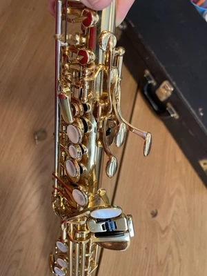 Saxofón Soprano Yanagisawa Elimona Vintage Japón con Estuche Excelente Estado. Foto 1 de 4