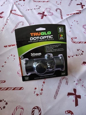TRUGLO TG-TG8030DBW punto óptico doble color retícula de un solo punto - negro Foto 1 de 2