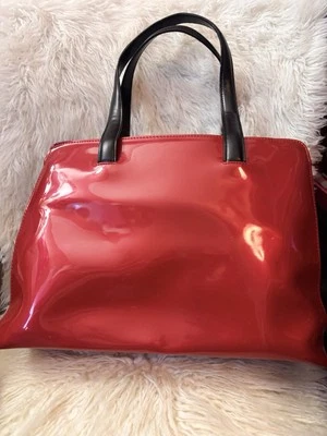 Bolso de Hombro Beijo London Paris Bolso de Mano Rojo Negro Grande Estampado de Caimán Foto 1 de 4