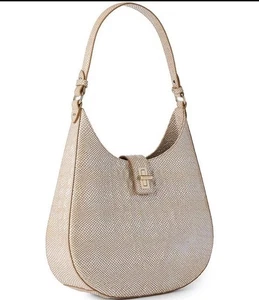 BRAHMIN FALLON TIRAMISU BEAUTIFUL LEATHER MELBOURNE SHOULDER BAG NEW TAGS $345 - Picture 1 of 4