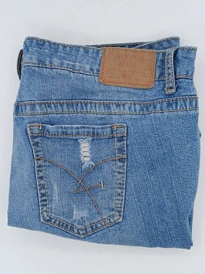 Amethyst Distressed Denim Shorts Size 14 Great condition Free Shipping!!! - Image 1 of 4