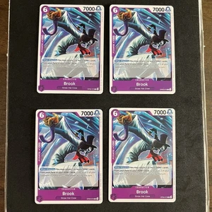 OP09-073 Brook One Piece Card Game Emperors In The New World x4 Playset Purple - Picture 1 of 4