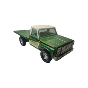 Nylint Farms Square Body Chevrolet Pressed Metal Truck Vintage Green - Picture 1 of 16