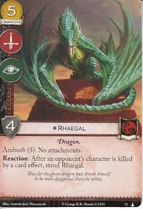 Rhaegal AGoT LCG 2.0 Game of Thrones Music of Dragons 73 - Picture 1 of 1