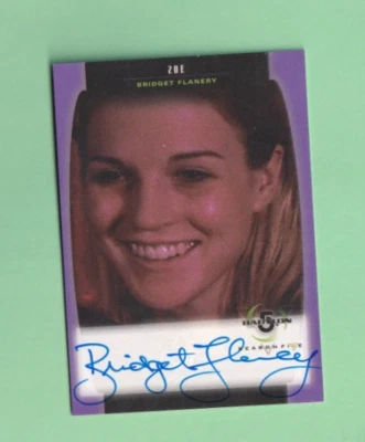 Babylon 5 Season Five 1998  autograph card A09 Bridget Flanery - Zoe - Image 1 of 2