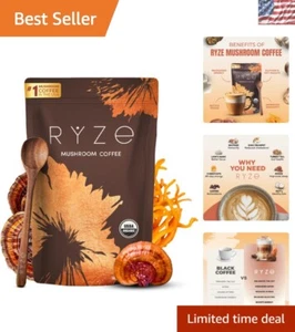 Café orgánico con champiñones con Cordyceps, melena de león y aceite MCT - 30 porciones - Imagen 1 de 9