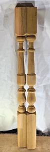 Vintage Zeder? Drechselholz Spindel Baluster 34 x 2 3/8 Zoll Menge 2 - Bild 1 von 8