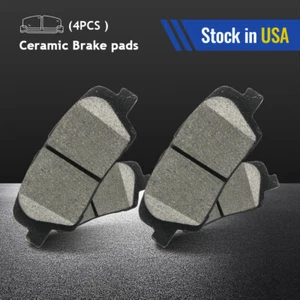 Rear Ceramic Brake Pads for 2017 2018 Hyundai Santa Fe Sport FE XL Kia Sorento - Picture 1 of 7