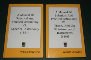A Manual of Spherical & Practical Astronomy by William Chauvenet – 2 Volumes - Picture 1 of 6