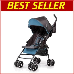 Travel-Ready Umbrella Stroller - Lightweight, Multi-Position Recline, Blue/Black - Picture 1 of 11