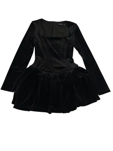 Nana Jacqueline Audrina Dress in Black - Picture 1 of 4