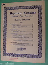 Von Weber Op 62 Rondo Brillant La Gaiete 1910 piano sheet music rev. Seifert