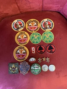 Vintage 1952 1959 1962 Boy Scout Patches Pins Coins - Picture 1 of 9