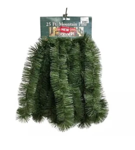 FC Young Green PVC Mountain Pine Garland 4-3/4 W x 25 ft. - Picture 1 of 1