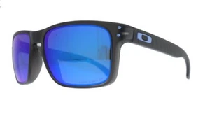 OAKLEY HOLBROOK Matte Grey Smoke / Prizm Sapphire Polarized 9102-X5 - Picture 1 of 1