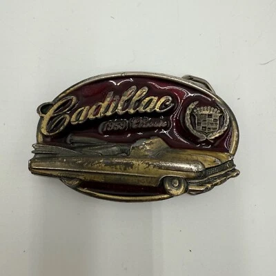 De colección Cadillac 1959 clásico Eldorado Great American Buckle Co hebilla de cinturón 1990 Foto 1 de 3
