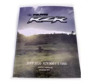2017 - 2020 Polaris RZR900 S / 1000S  Genuine OEM Service Manual Repair Book - Picture 1 of 1