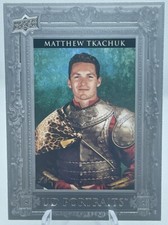 Matthew Tkachuk 2023-24 Upper Deck Series 1 Hockey #P14 UD Portraits SILVER /99