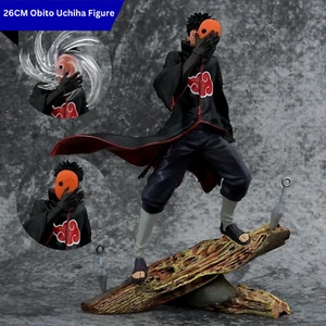 Figura Naruto - 18 cm Obito Uchiha Tobi Cabeza Cambiable Figura de Acción PVC Juguete - Imagen 1 de 6