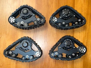 Traxxas TRX-4 Snow All Terrain Track Wheels Bronco F-150 Defender K10 Blazer - Picture 1 of 4