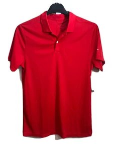 NIKE VICTORY GOLF POLO SHIRT DRI FIT RED [BV0356 657] STANDARD FIT SUNDAY SZ S - Picture 1 of 6