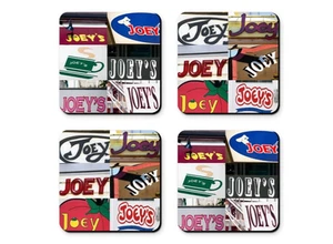 Personalisierte Untersetzer mit dem Namen JOEY auf Fotos von Schildern - 4er Set  - Bild 1 von 1