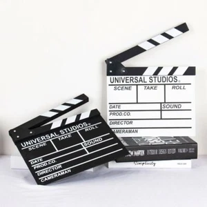 Clapper Board Director Video Scene Clapperboard Professional TV Movie Film - Picture 1 of 14