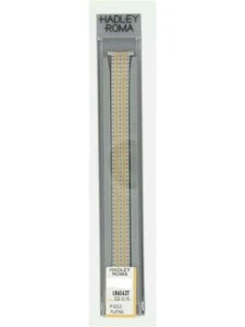 Hadley-Roma Ladies 12-16mm Gold Tone Stainless Steel Watch band HR2756212  - Picture 1 of 4