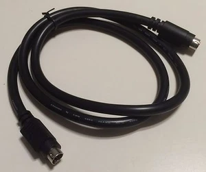 Mini Din mdin 8 Pin Heavy Duty Oversize Wire Double Shield 3 ft male male Cable - Picture 1 of 1