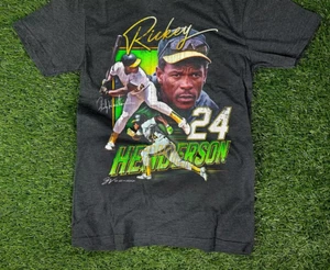 Rickey Henderson Dark Heather Tribute T-Shirt volle Größe S-5XL - Bild 1 von 3