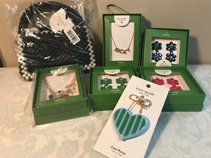 Kate Spade for Target Big Lot Black beaded bag charm necklace bag charms more! - Picture 1 of 9