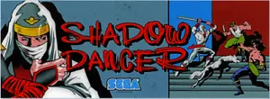 Arcade Machine Banner/Marquee for light box - Shadow Dancer - Picture 1 of 2