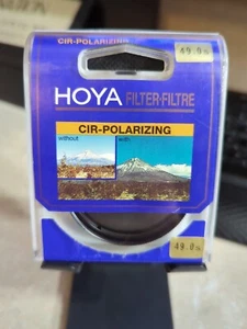 HOYA 49mm CIR-POLARIZING Filter Lens Open Box - Picture 1 of 4