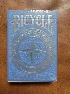 Bicycle Playing Card Deck - Odyssey Sea Blue Nautical Theme - Picture 1 of 6