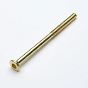 New 10 X Furniture Connector Bolts Allen Headed Yellow Zinc Plated M6 X 150mm - - Picture 1 of 1