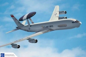 Academy 1/144 Scale USAF E-3G Sentry AEW&C Model Kit (AY12629) - Picture 1 of 2
