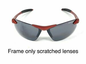 Tifosi Red Sunglasses, Frame Only Scratched Lenses