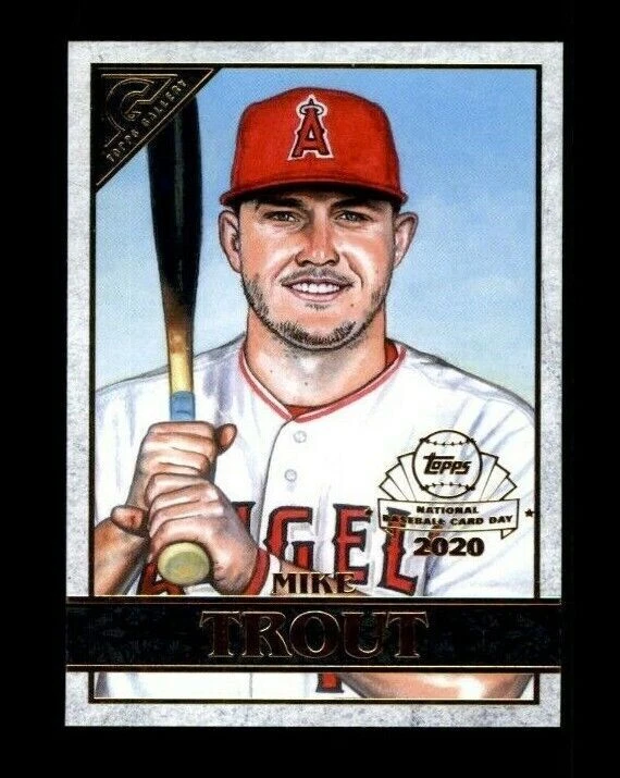 2020 Topps Chrome Topps Gallery Preview #GP1 Mike Trout (ref 107242) - Image 1 of 1