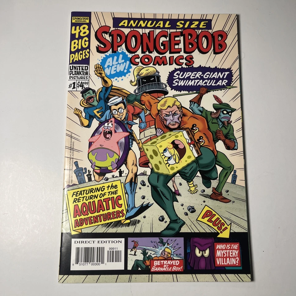 spongebob Annual-Size Super-Giant Swimtacular #1 (United Plankton Pictures, Inc. - Image 1 of 1