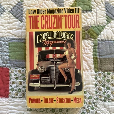 VINTAGE 1991 Lowrider Magazine Video VHS Tape Cruzin’ Tour HYDRAULIC Chicano Foto 1 de 4
