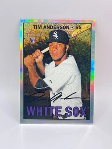 TIM ANDERSON RC Refractor 2016 Topps Heritage Chrome #THC-674 #’D /567 White Sox - Picture 1 of 2