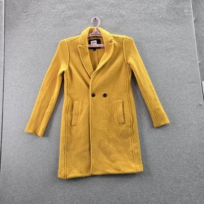 Jaqueta feminina J.CREW 2P amarela italiana blazer de lã fervida avó costeira - Imagem 1 de 4