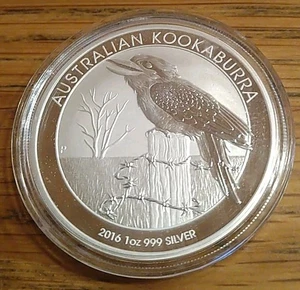 KOOKABURRA 2016 - 1 Oz (Unze) Silber 999 - Australien Perth Mint - In Kapsel - Bild 1 von 2