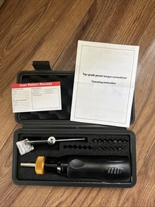 RTD Preset Torque Screwdriver Hex Socket Maintenance Repair Tool - Picture 1 of 5