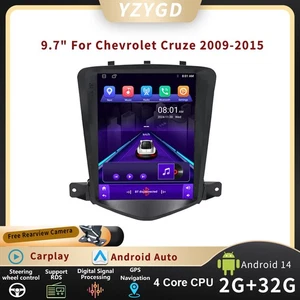For Chevrolet Cruze 2009-2015 CarPlay Android Stereo Car Radio GPS Navi Screen - Picture 1 of 17