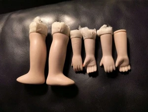 Porzellanpuppe 4 Zoll Beine & 3 Zoll Arme 6 Stück - Bild 1 von 8