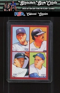 2009 Upper Deck Goudey 35-5 Jeter /Jackson /Berra /Ford 4-in-1 - Picture 1 of 2