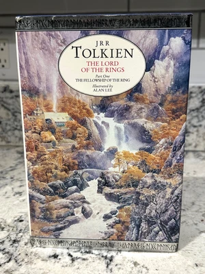THE LORD OF THE RINGS Fellowship Tolkien 1st Alan Lee Illustrated 1992 Ed. HCDJ Foto 1 de 4