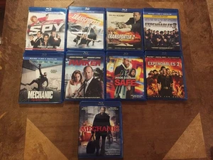 Jason Statham Blu-ray lot x9 Parker, Spy, Transporter, Expendables, Mechanic etc - Imagen 1 de 6
