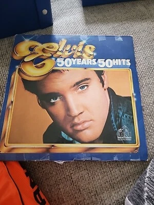 Elvis Presley -Elvis  50 Years, 50 Hits -  RCA  3 record set 1985 vinyls LPs - Image 1 of 3